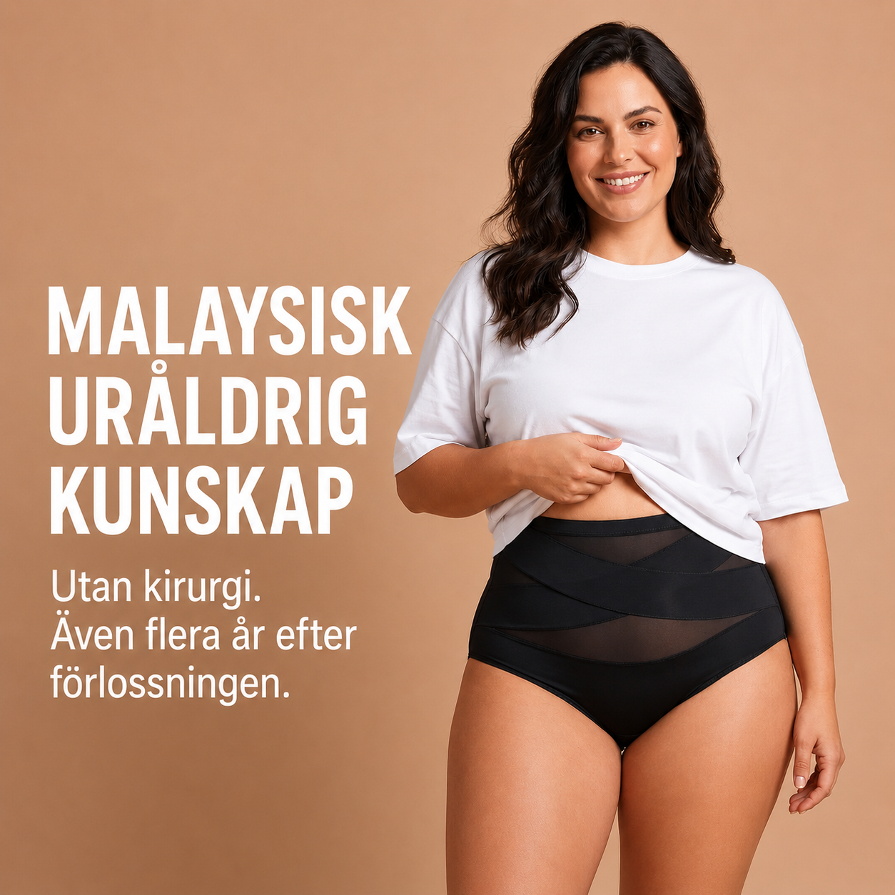 NORDVÄLVA kompressionstrosa inspirerad av malaysisk tradition för stöd efter förlossningen